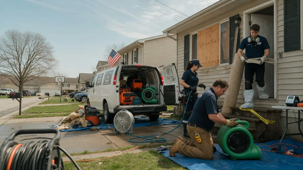 Water Damage Restoration in Yorktown, IN near me